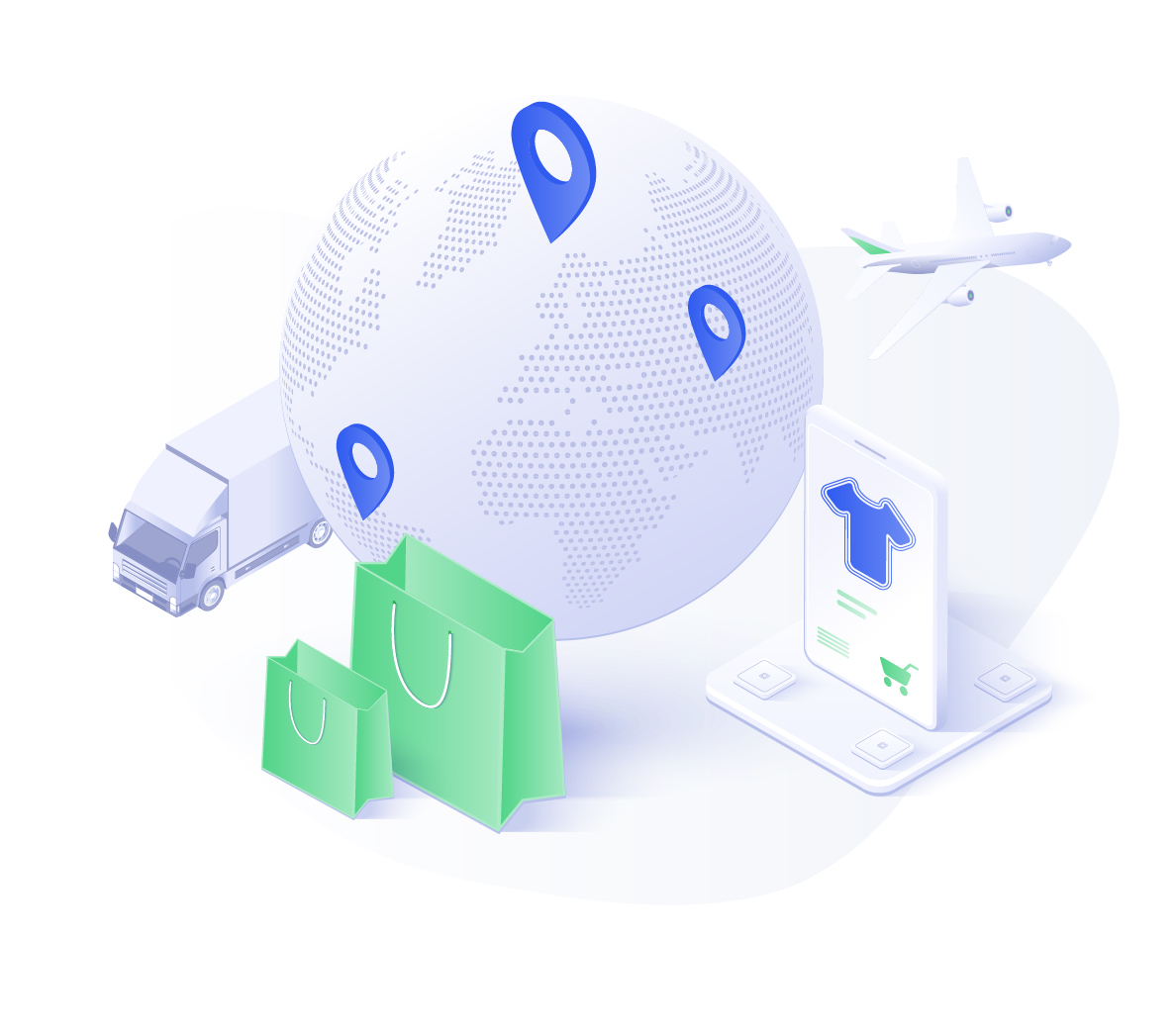 Wish global illustration