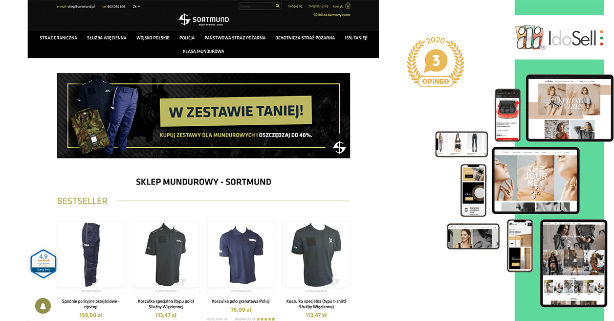 Sortmund.pl Opineo.pl III miejsce