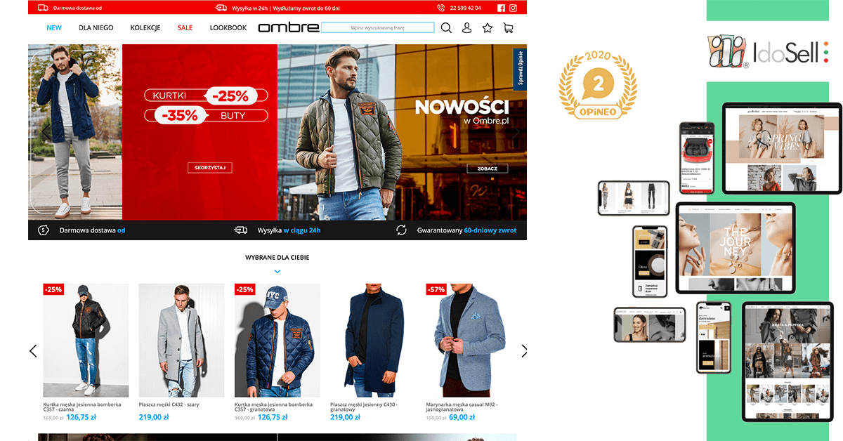 Ombre.pl Opineo.pl II miejsce