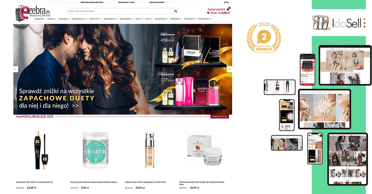 Ezebra.pl Opineo.pl II miejsce