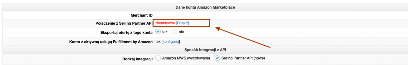 Połączenie konta - zdjęcie