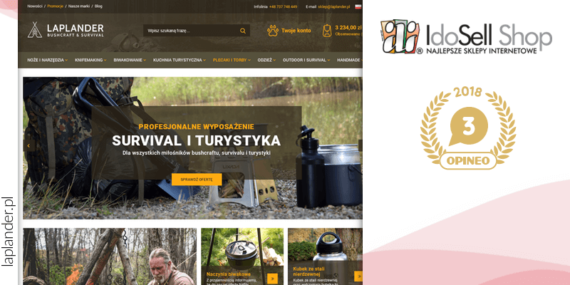 Laplander.pl Opineo III miejsce