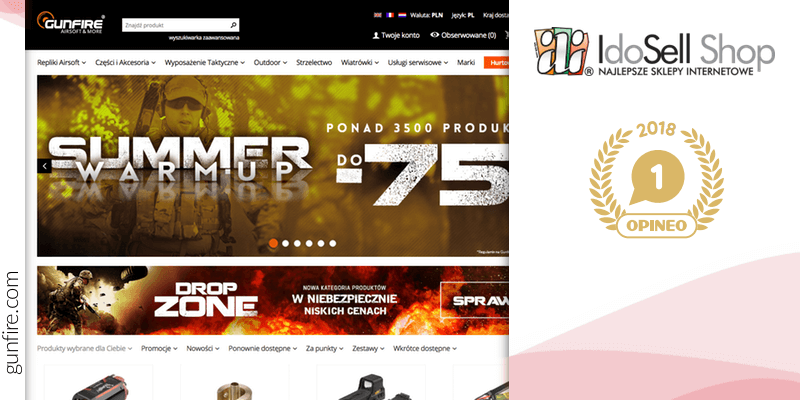 Gunfire.com Opineo I miejsce