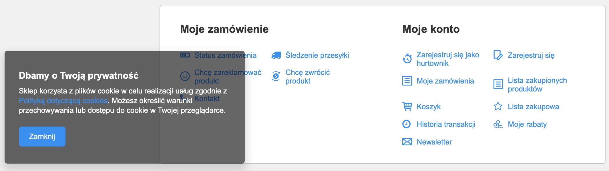 Odświeżona wersja pasywnej zgody na politykę prywatności i cookies