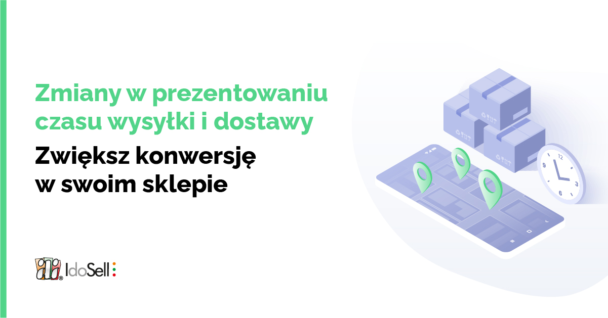 Zmiany w prezentowaniu czasu wysyłki i dostawy.