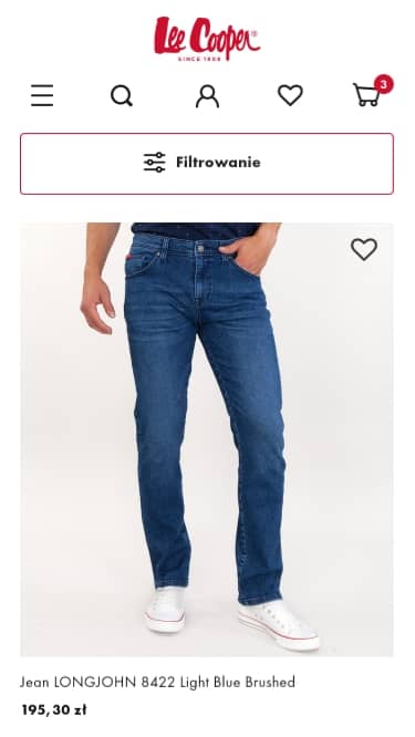 Search mobile mobile - drugi zrzut ekranu