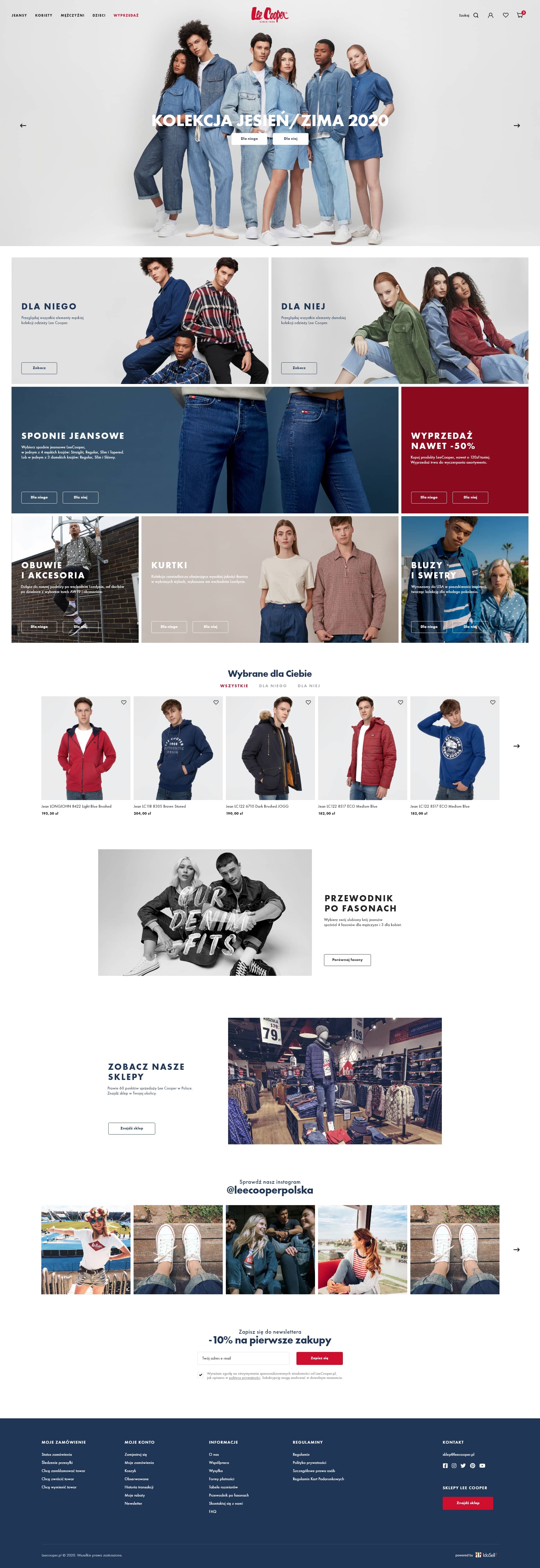 Homepage pełna strona