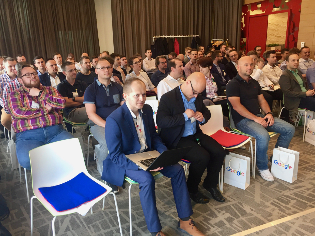 Klienci IAI zgromadzeni na prapremierze IAI Ads - Google HQ, 2017-06-07