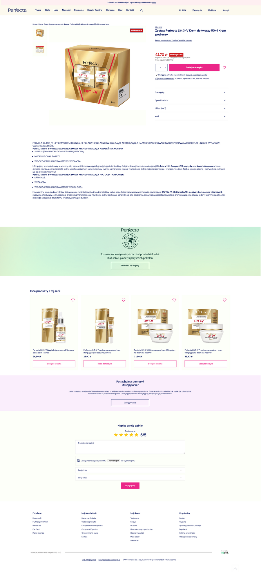 Perfecta-Kosmetyki.pl Karta towaru