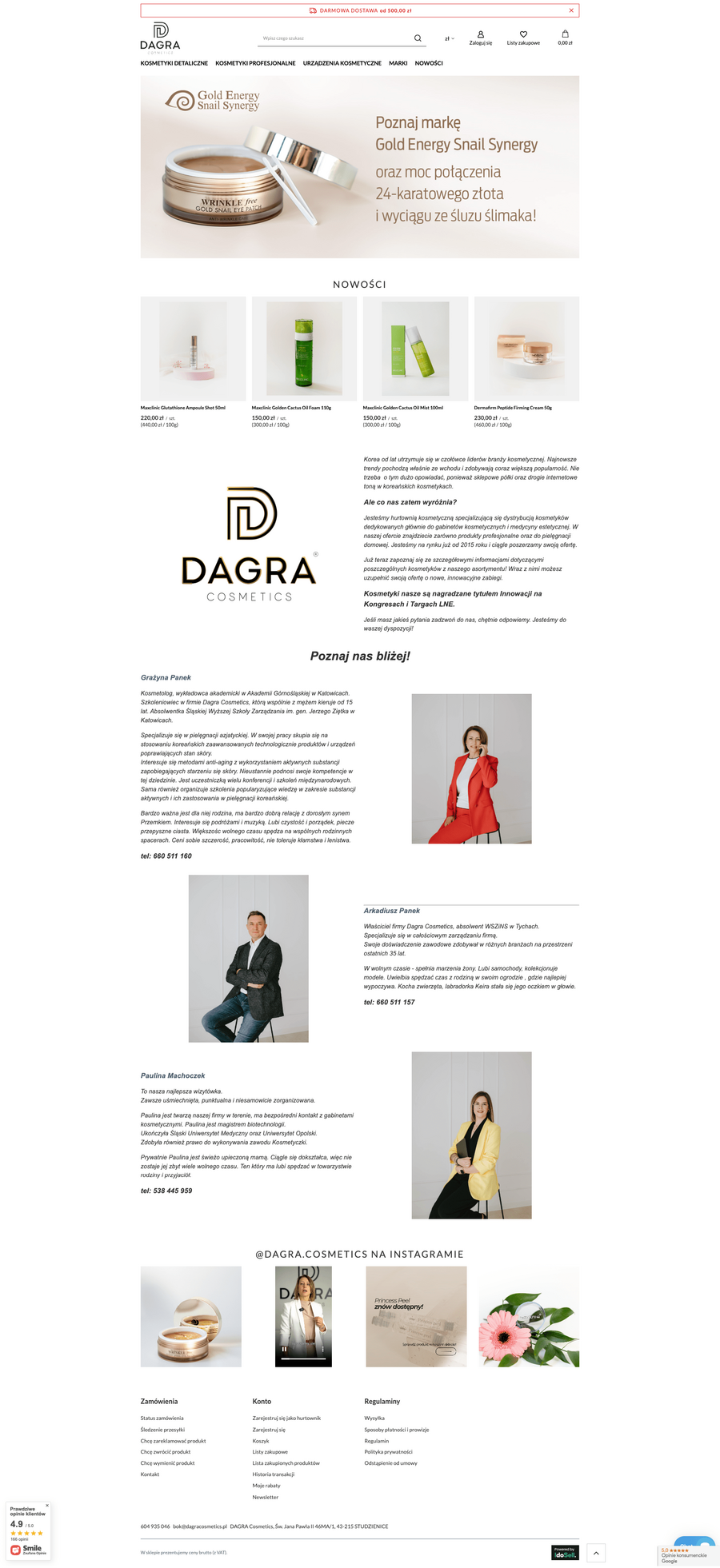 DagraCosmetics.pl Strona główna
