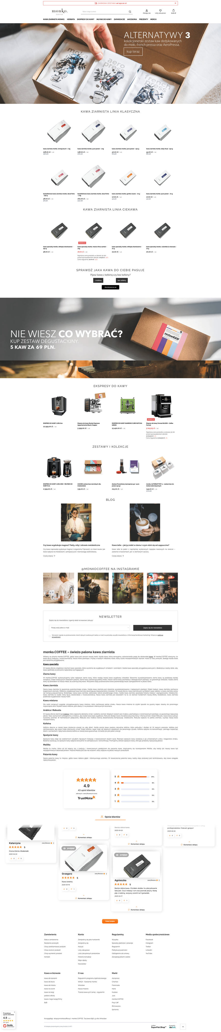 MonkoCoffee.pl Strona główna