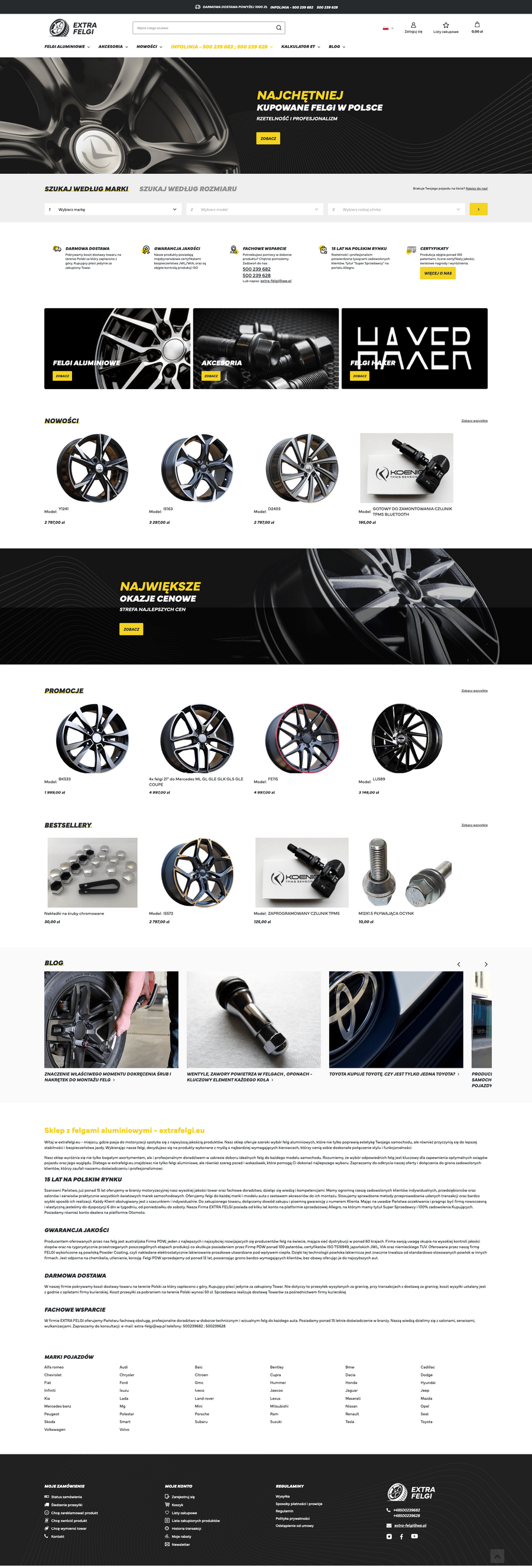 extrafelgi.eu Strona główna