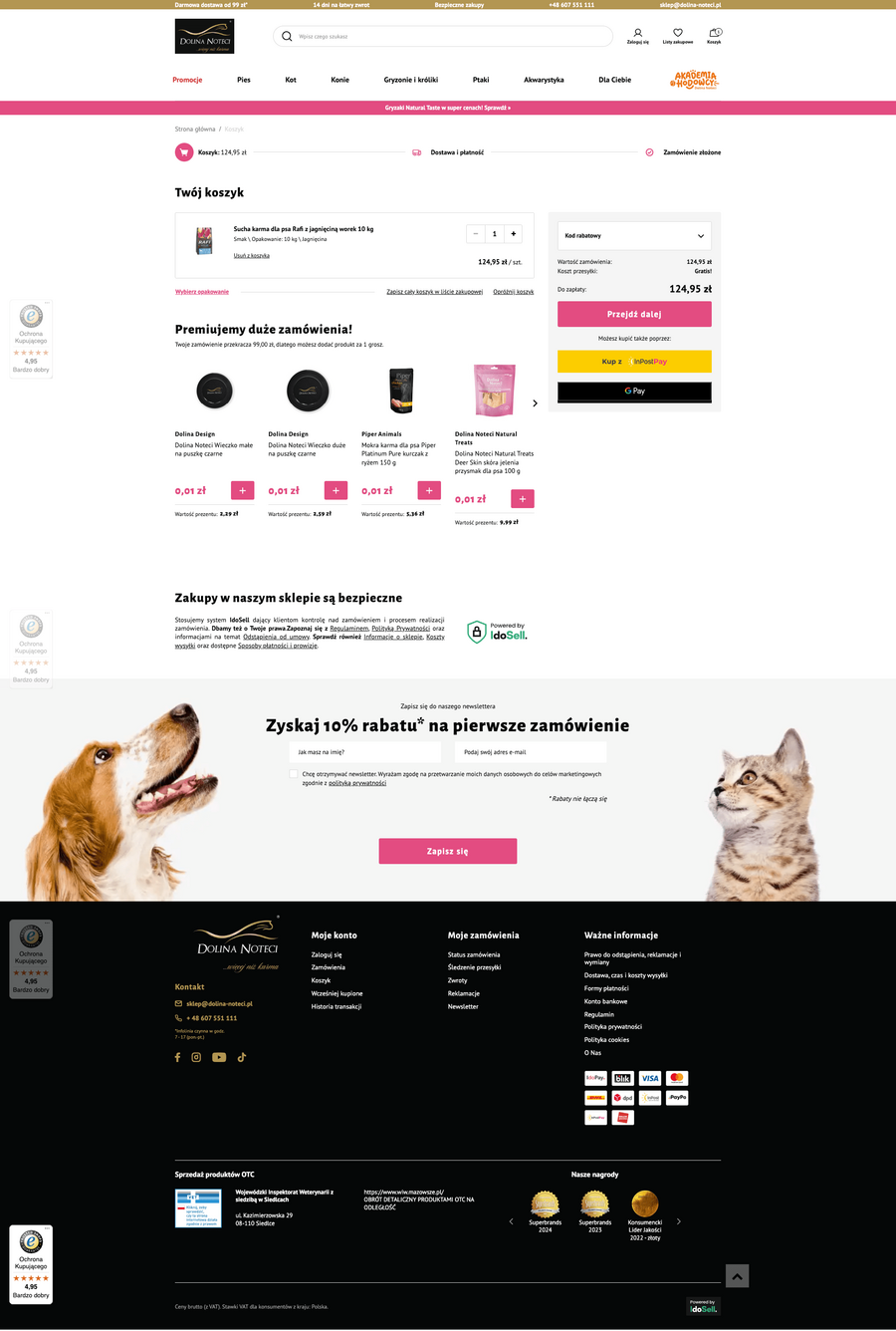 dolina-noteci.pl Koszyk