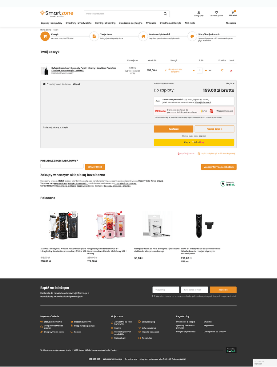 smartzone.pl Koszyk