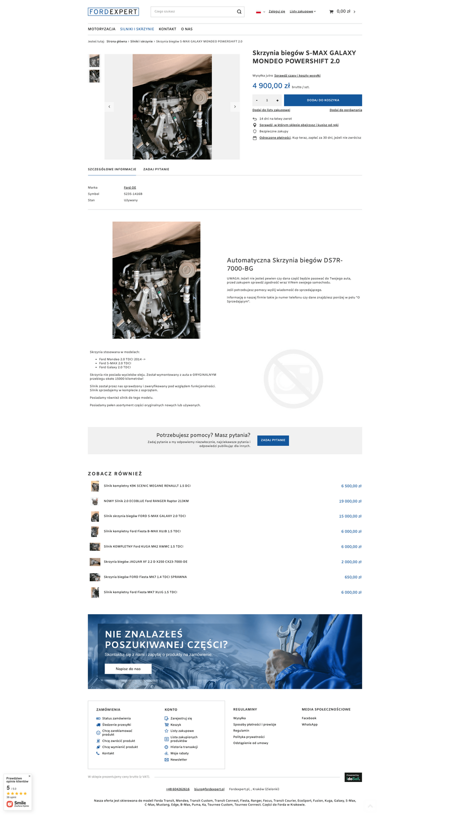 FordExpert.pl Karta towaru