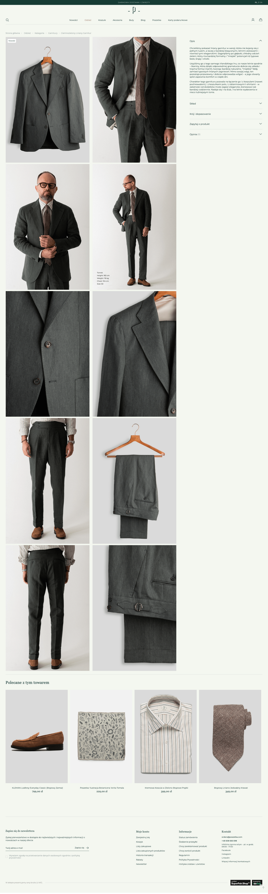 Poszetka.com Karta towaru