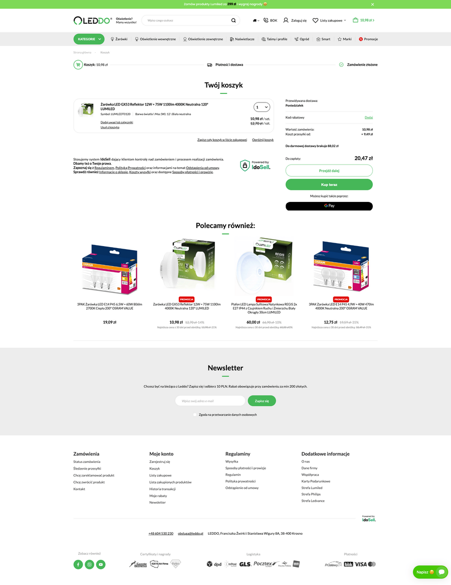 Leddo.pl Koszyk