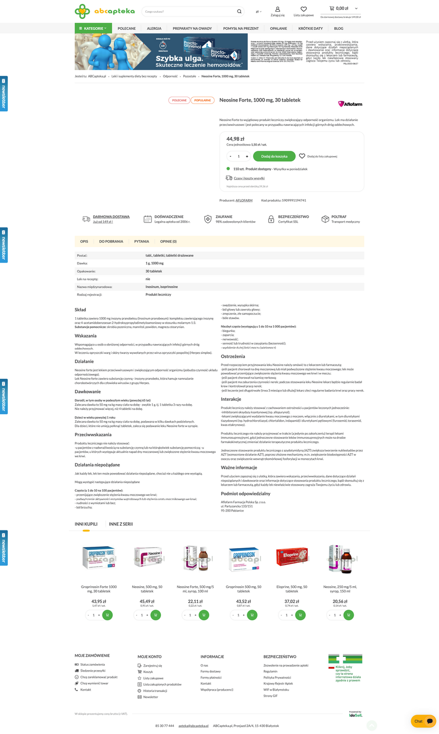 ABCApteka.pl Karta towaru