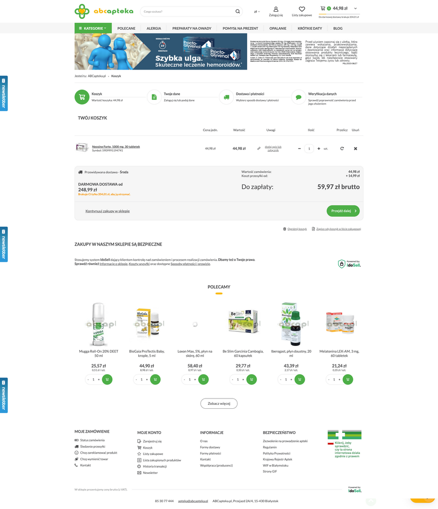 ABCApteka.pl Koszyk