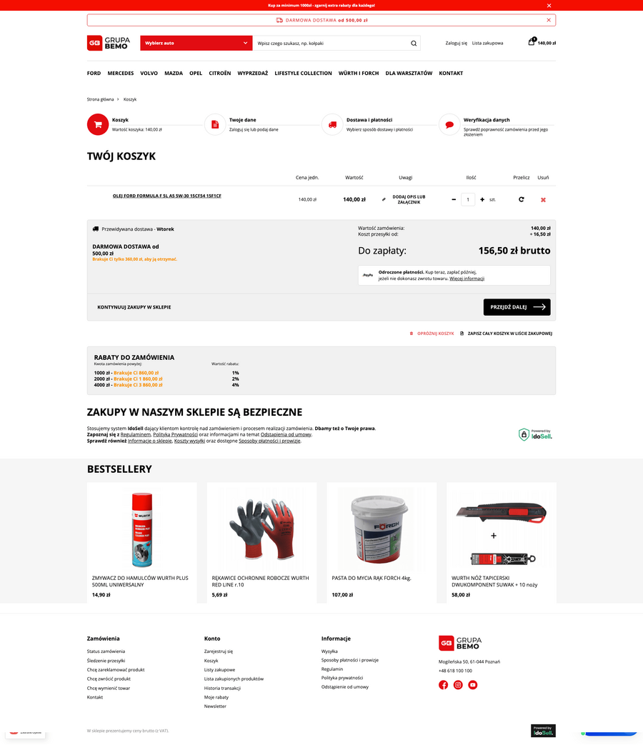 sklep.grupabemo.pl Koszyk