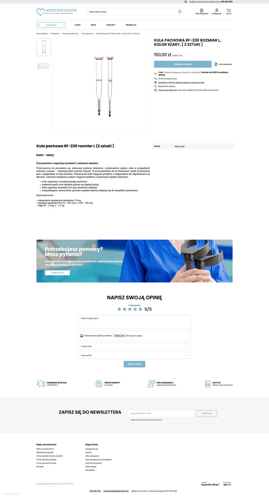 medyczny-online.pl Karta towaru