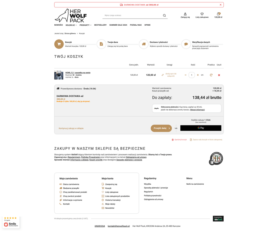 herwolfpack.pl Koszyk