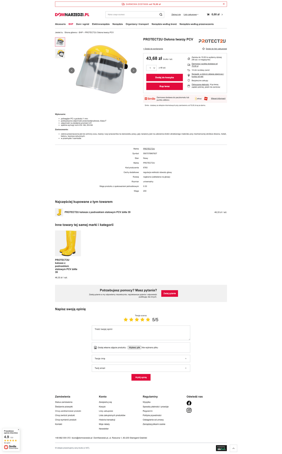 domnarzedzi.pl Karta towaru