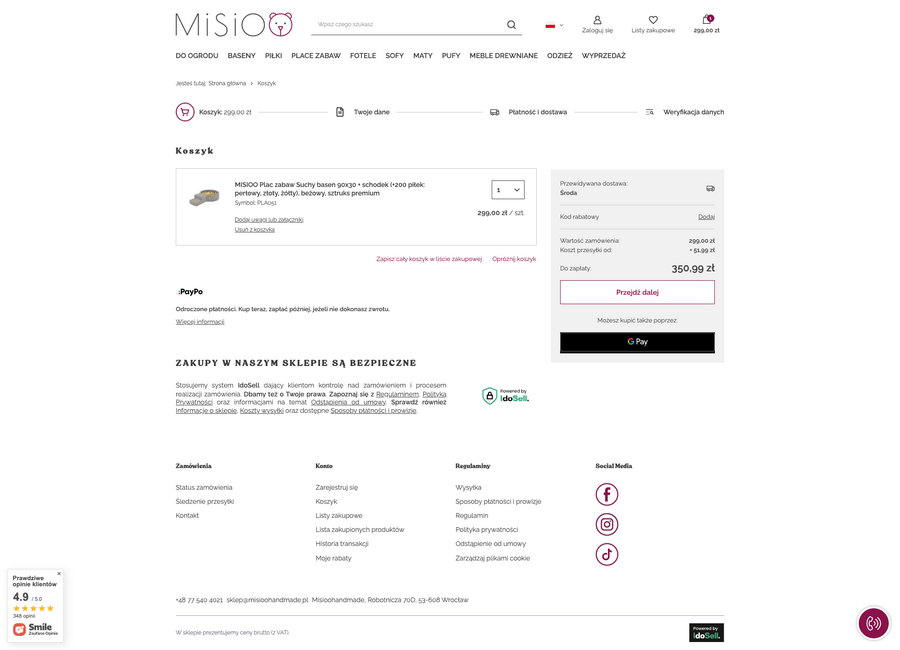 misioohandmade.pl Koszyk