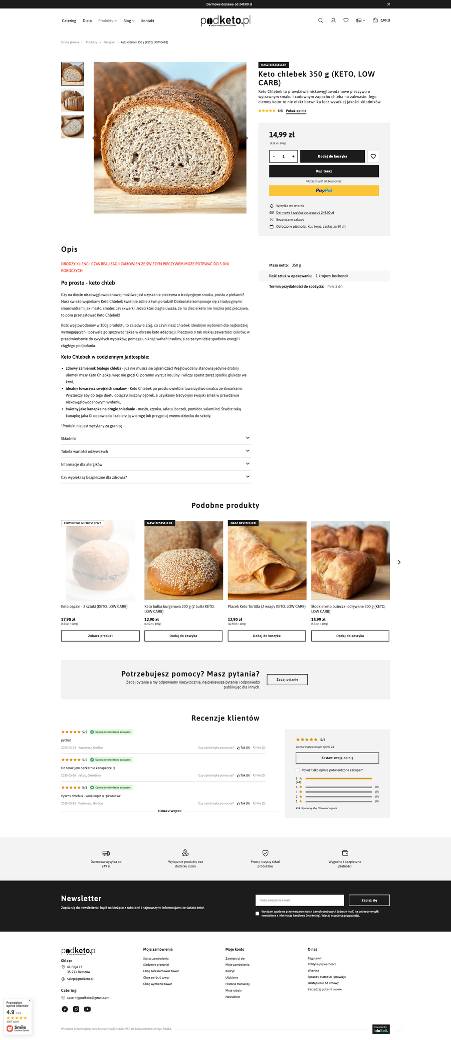 podketo.pl Karta towaru