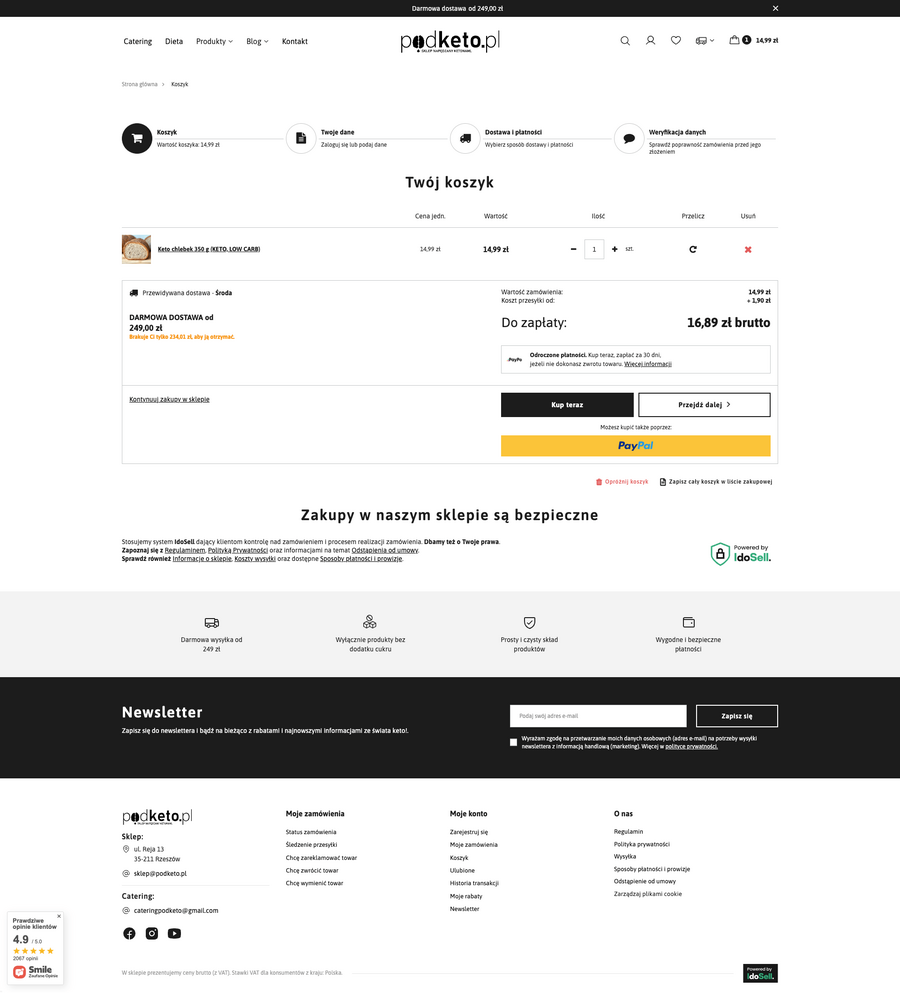 podketo.pl Koszyk
