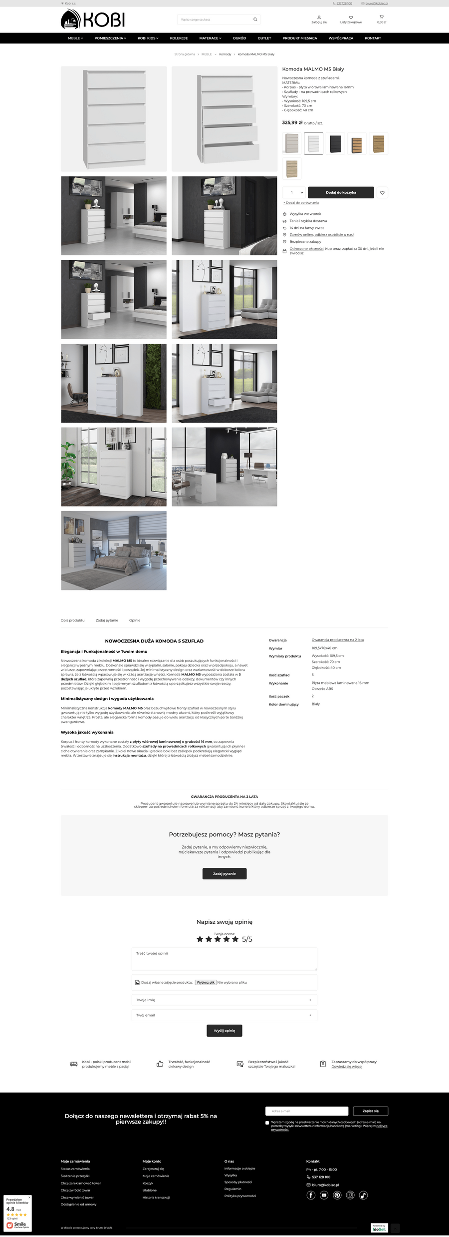 kobisc.pl Karta towaru