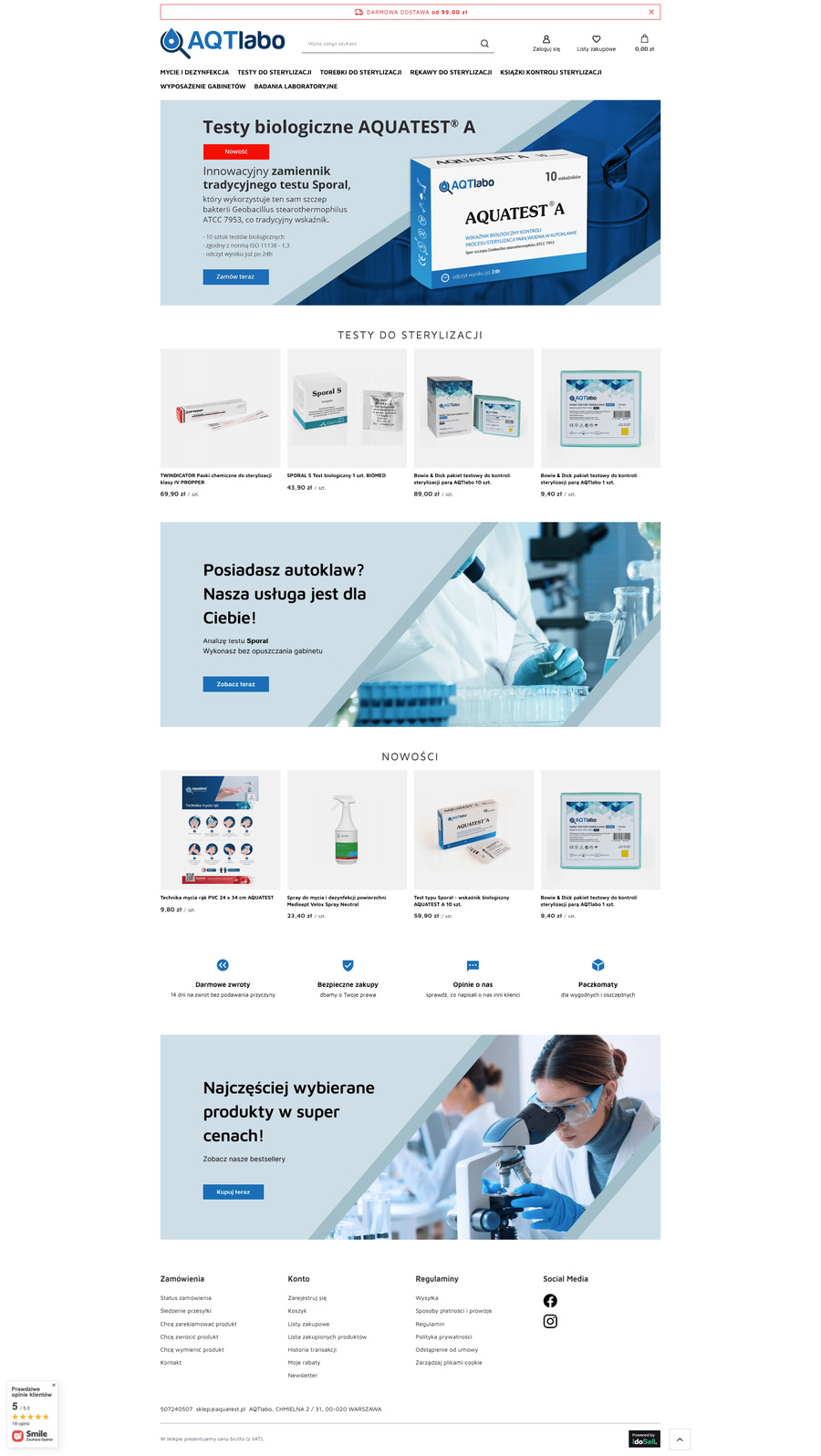 aqtlabo.pl Strona główna