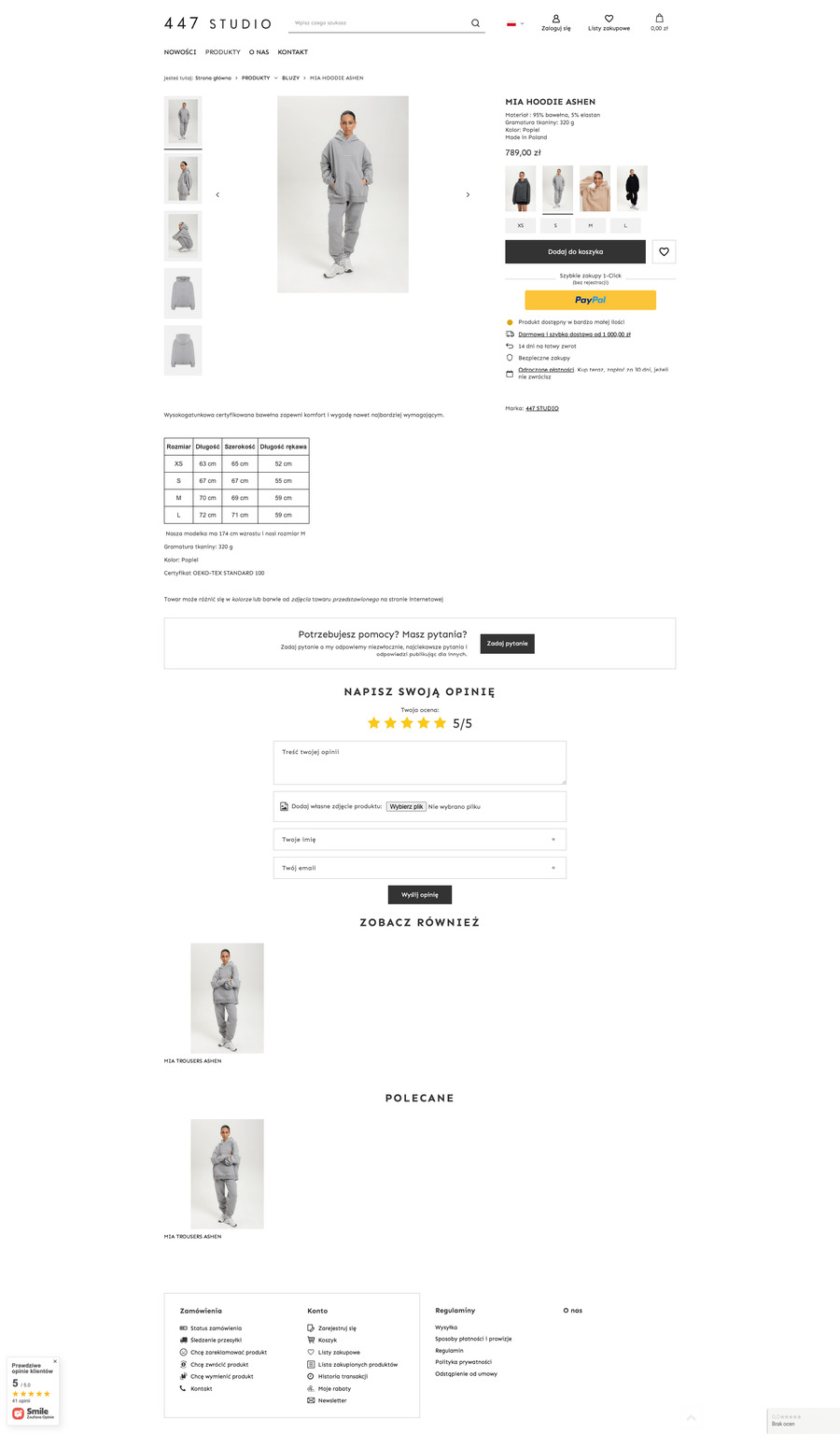 447studio.pl Karta towaru