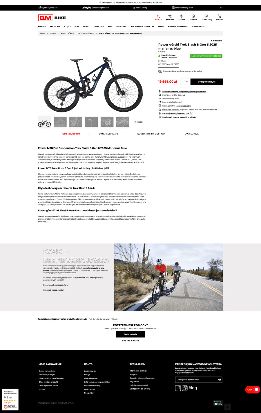 pmbike.pl Karta towaru