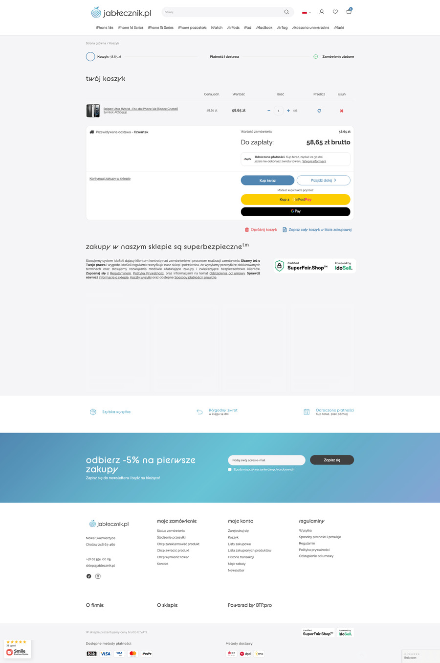 jablecznik.pl Koszyk