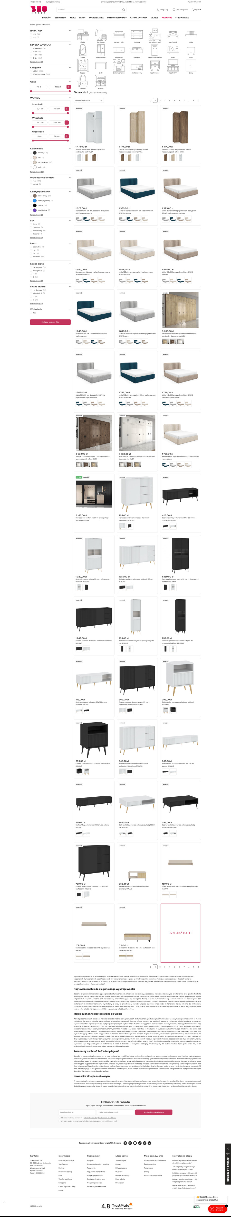 bromarkt.pl Lista towarów