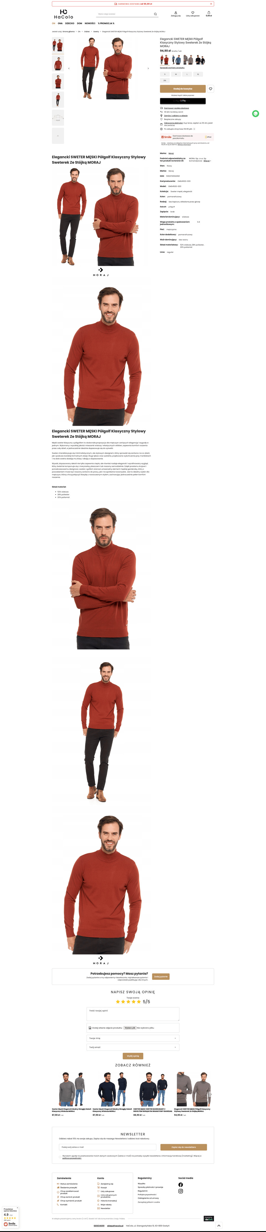 hacolo.pl Karta towaru