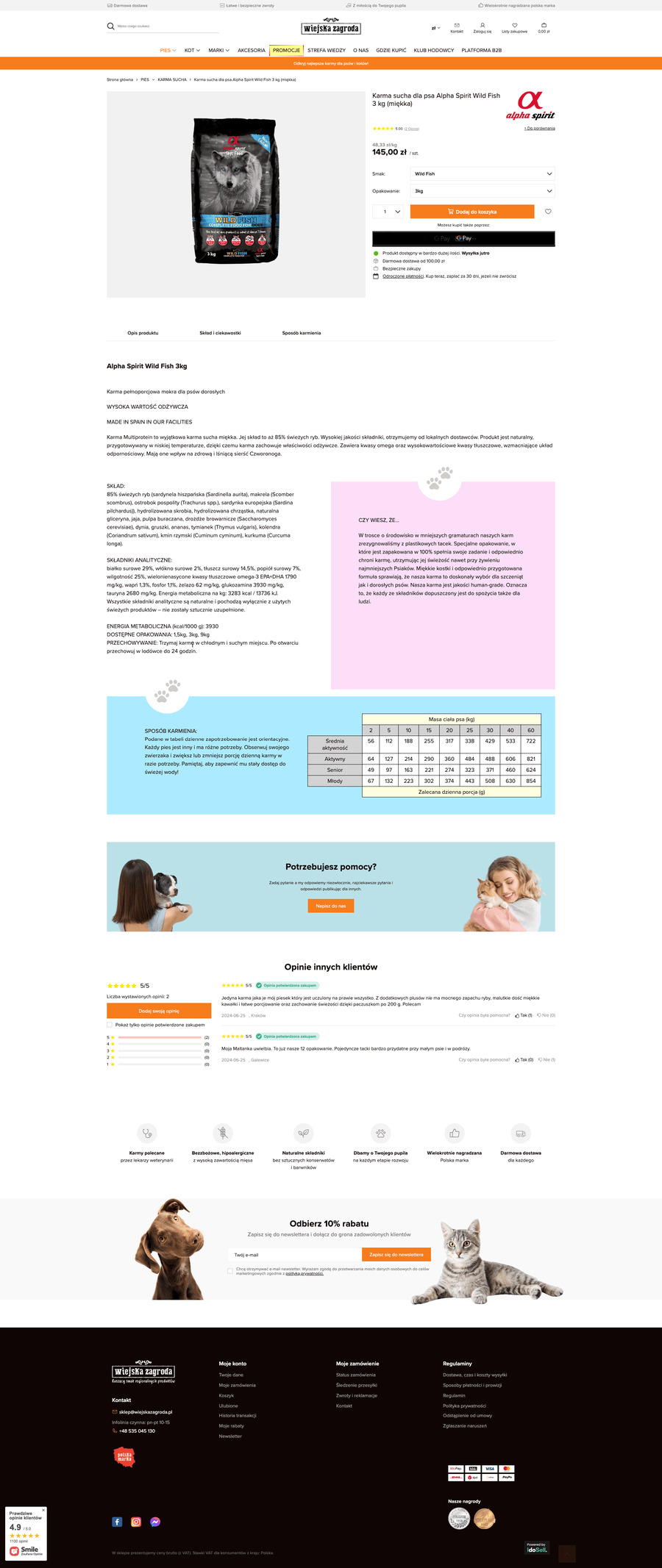 wiejskazagroda.pl Karta towaru