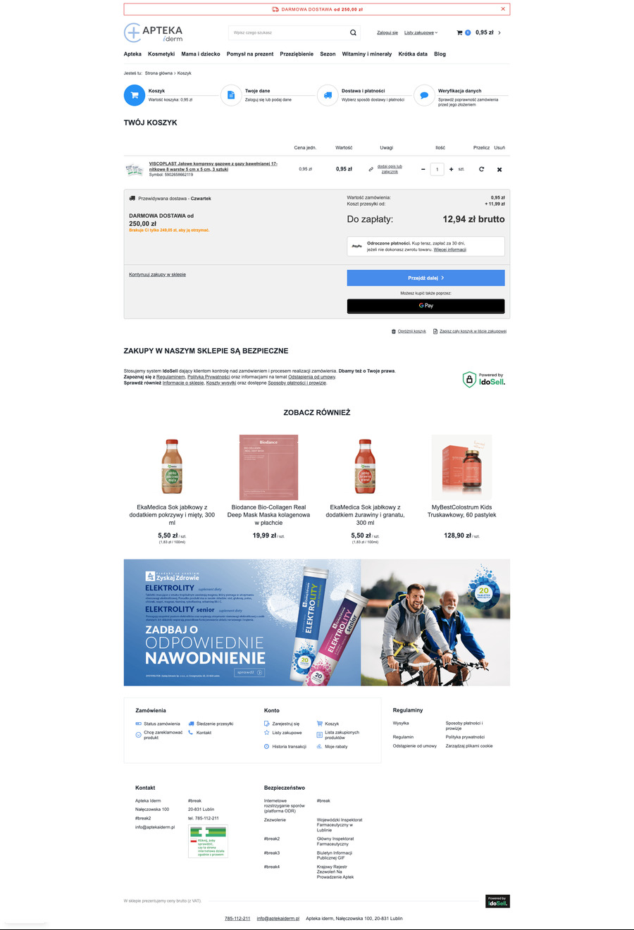 aptekaiderm.pl Koszyk