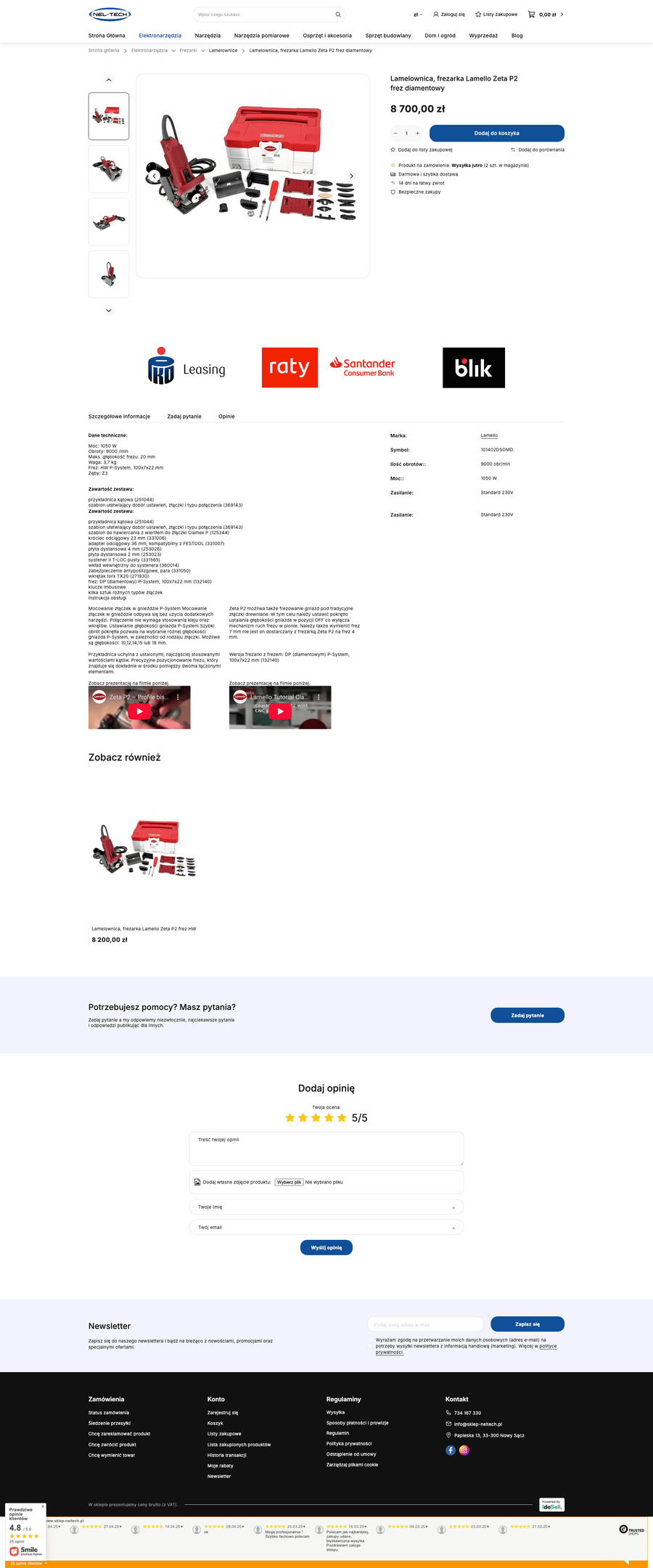 sklep.neltech.pl Karta towaru