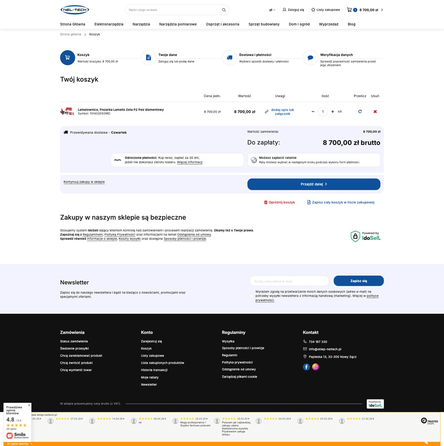 sklep.neltech.pl Koszyk
