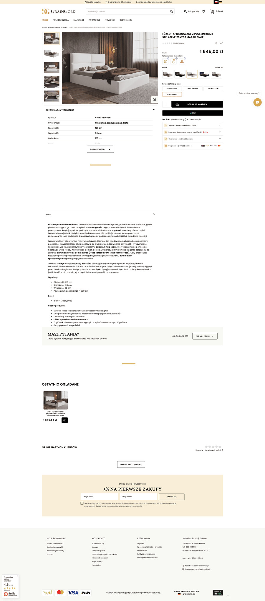 graingold.pl Karta towaru