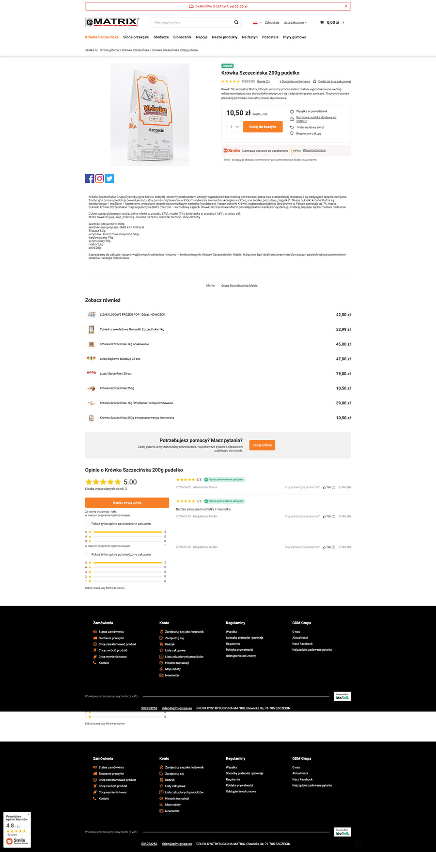 sklep.gdm-grupa.pl Karta towaru