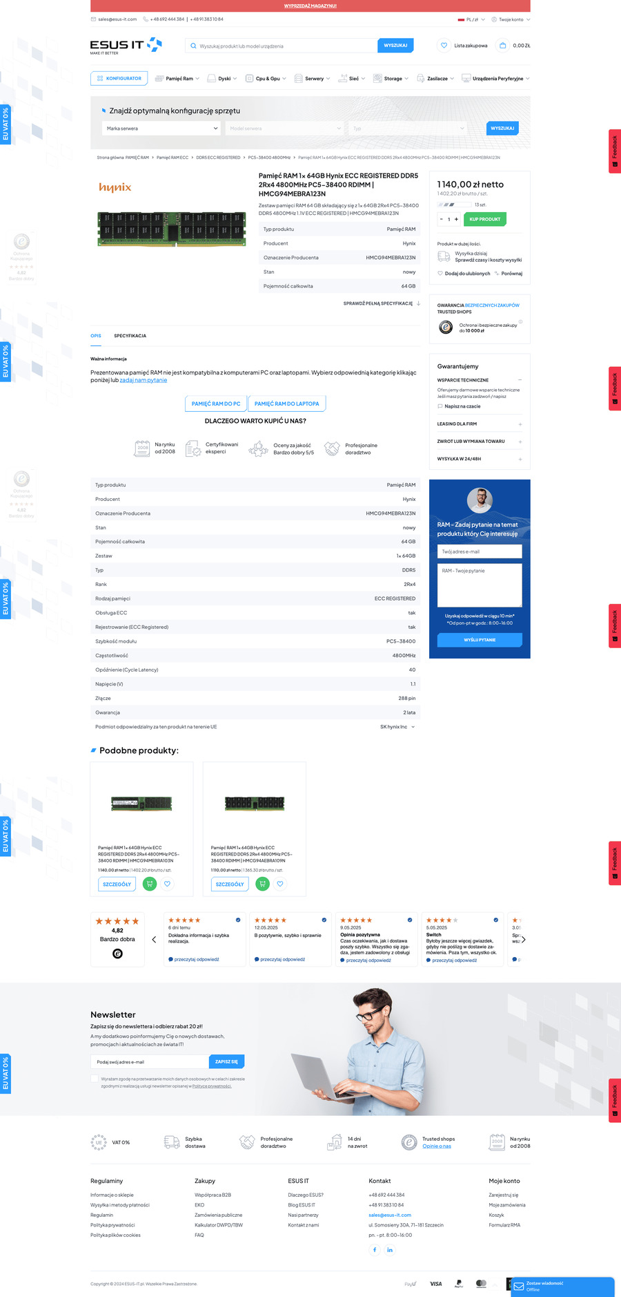 esus-it.pl Karta towaru