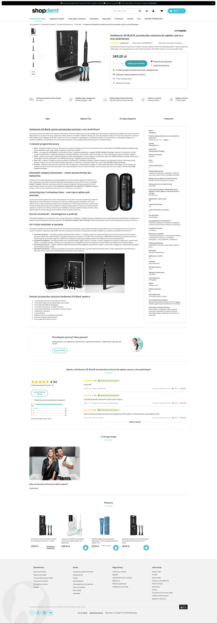 shop-dent.pl Karta towaru