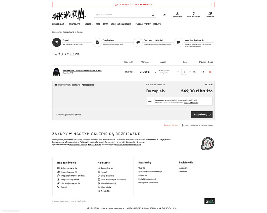 ambassadors.pl Koszyk
