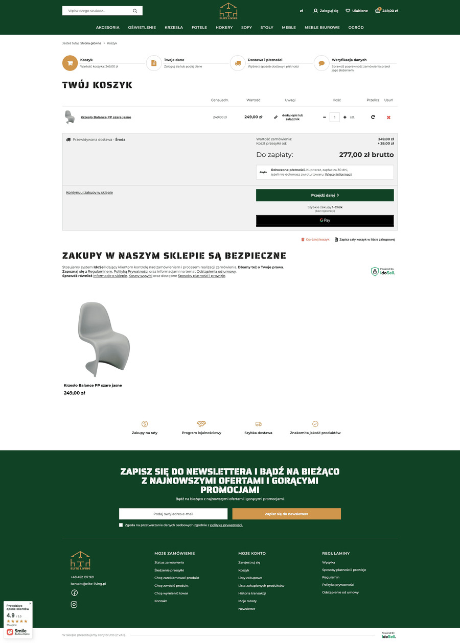 elite-living.pl Koszyk