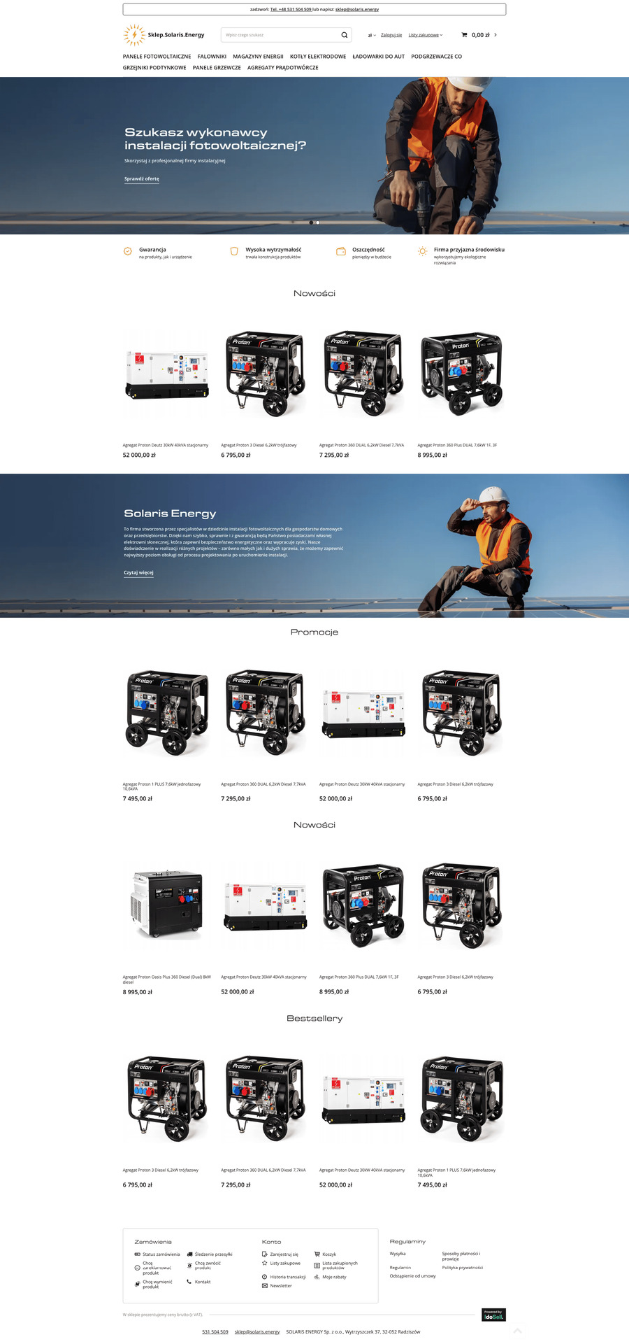 sklep.solaris.energy Strona główna