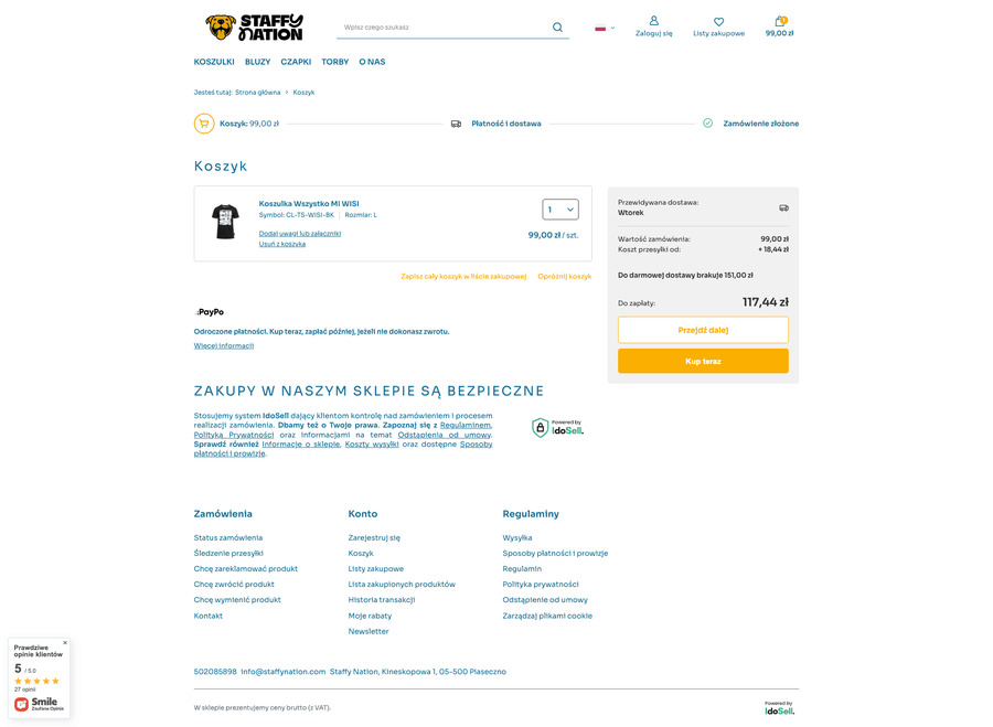 staffynation.com Koszyk