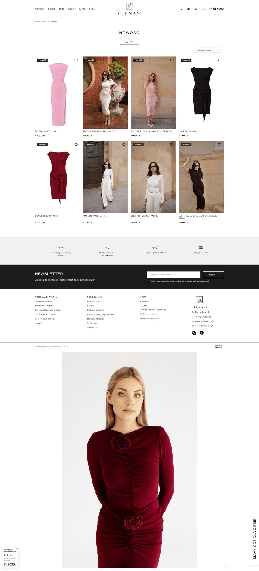 hernani.pl Lista towarów